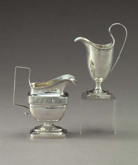 Appraisal: Fine and Rare Hester Bateman Sterling Silver Cream Pitcher of