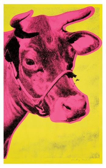 Appraisal: Andy Warhol - cow f s ii a silkscreen printed