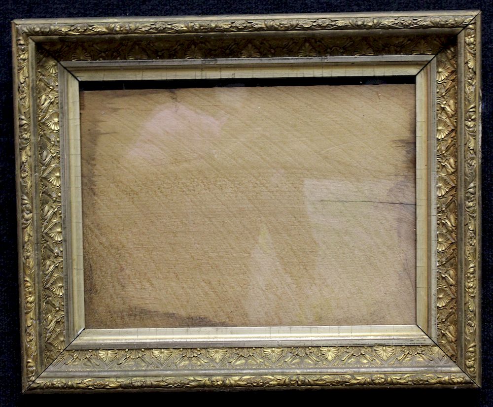 Appraisal: Antique Gilt Frame Antique Gilt Frame Rabbet Size x in