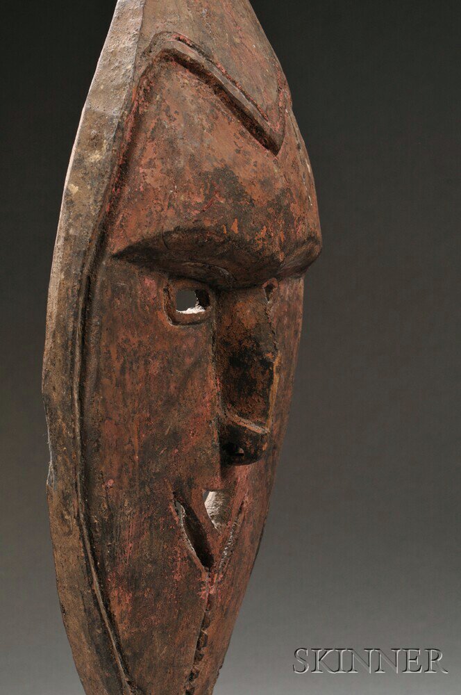 Appraisal: New Guinea Carved Wood Ancestral Mask lower Ramu River region