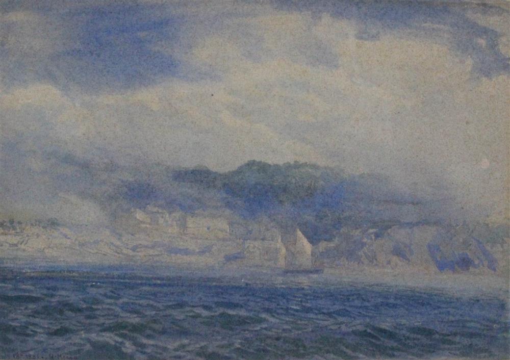 Appraisal: HENRY MOORE R A ENGLISH - OFF THE ENGLISH COAST