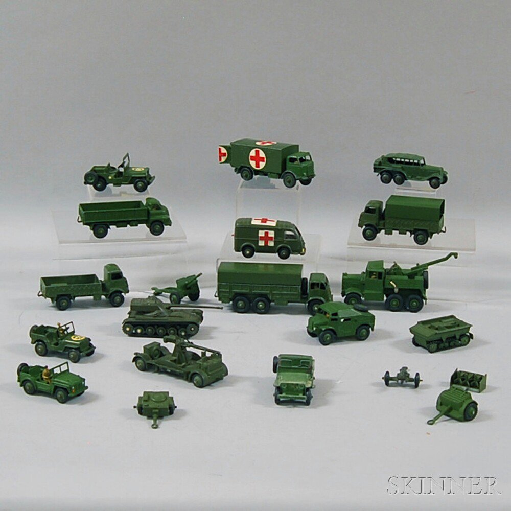 Appraisal: Sixteen Meccano Dinky Toys Die-cast Metal Military Vehicles England and