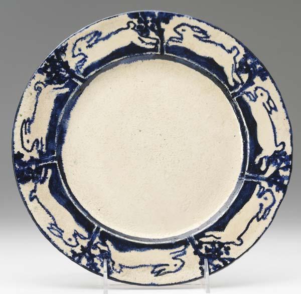 Appraisal: MARY CHASE PERRY Early and extremely rare plate painted in