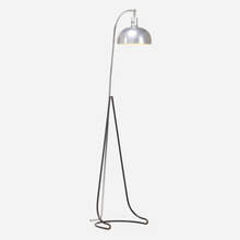 Appraisal: Modern FLOOR LAMP c chrome-plated and enameled steel aluminum h