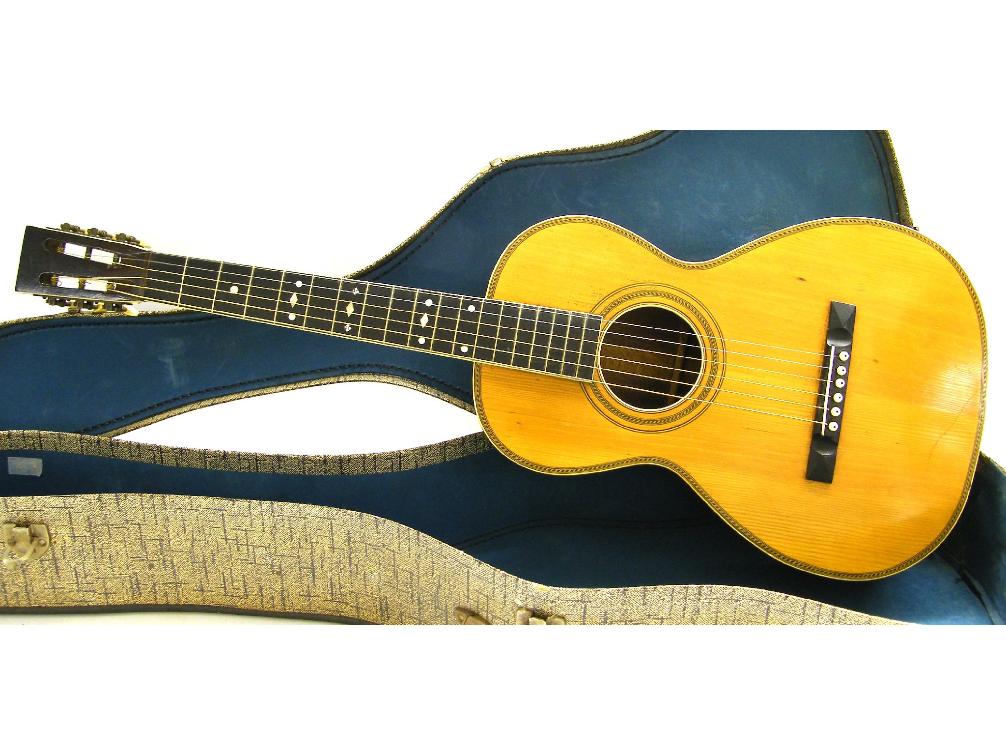 Appraisal: Small-bodied acoustic guitar probably by Lyon Healy circa case