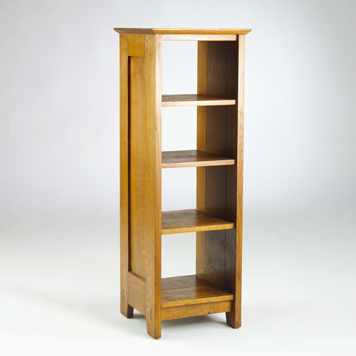 Appraisal: GUSTAV STICKLEY Magazine stand no with paneled sides and four