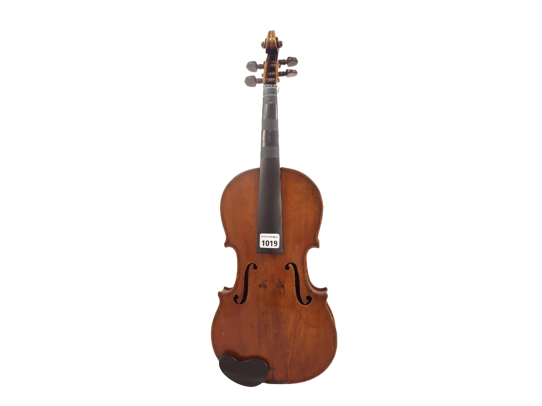 Appraisal: Mid th century violin labelled Breton Brevete cm a f