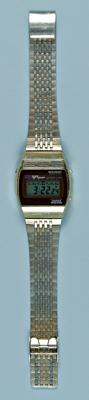 Appraisal: Prototype Texas Instruments watch liquid crystal display with day indicator