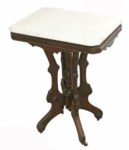 Appraisal: Victorian marble top tablelast quarter th century