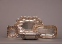 Appraisal: Set of Four Sterling Silver Serving Dishes Lot of four