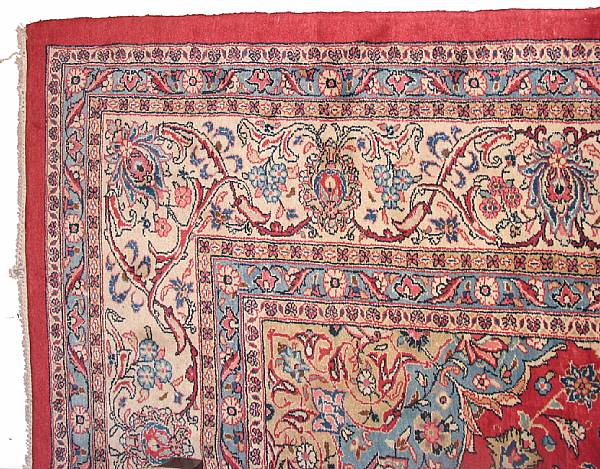 Appraisal: A Kashan carpet size approximately ft in x ft in