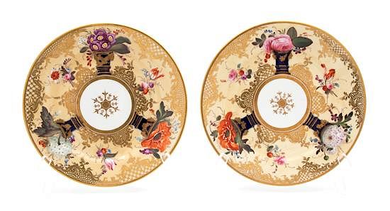 Appraisal: Two Coalport Porcelain John Rose Plates Diameter inches Two Coalport