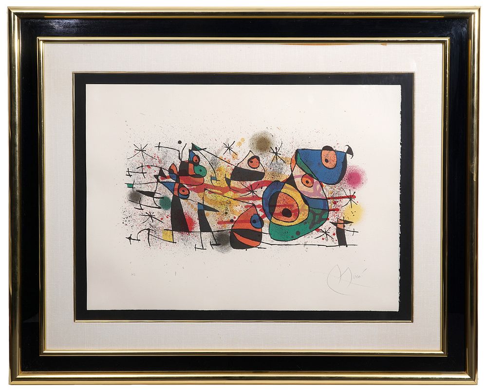 Appraisal: Joan Miro Lithograph 'Ceramique' Joan Miro Spain - 'Ceramique' lithograph