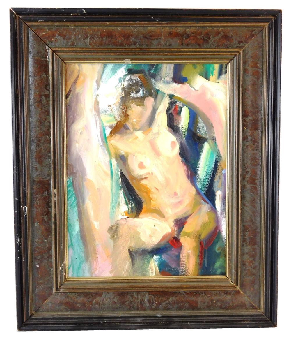 Appraisal: Theodore Tihansky American Maine st C oil on canvas board