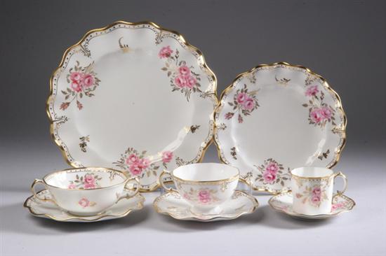 Appraisal: -PIECE ROYAL CROWN DERBY BONE CHINA PARTIAL DINNER SERVICE Royal