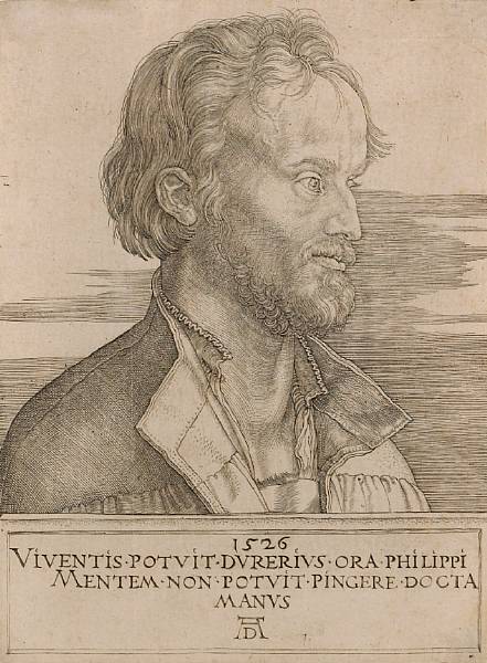 Appraisal: Albrecht D rer German - Philip Melanchthon B M Holl