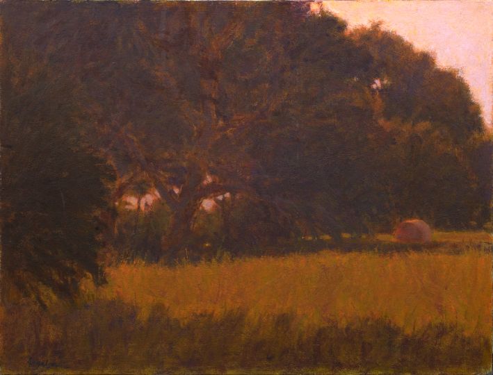 Appraisal: William Anzalone American Texas b Oaks Morning oil on canvas