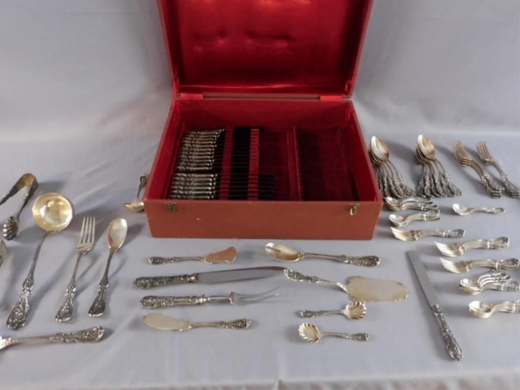 Appraisal: CESA ITALIAN STERLING SILVER FLATWARE SET Quirinale ca marked ACC