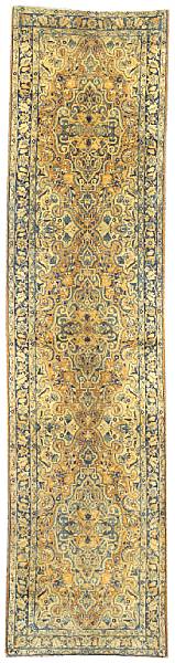 Appraisal: A Kerman runner South Central Persia size approximately ft x