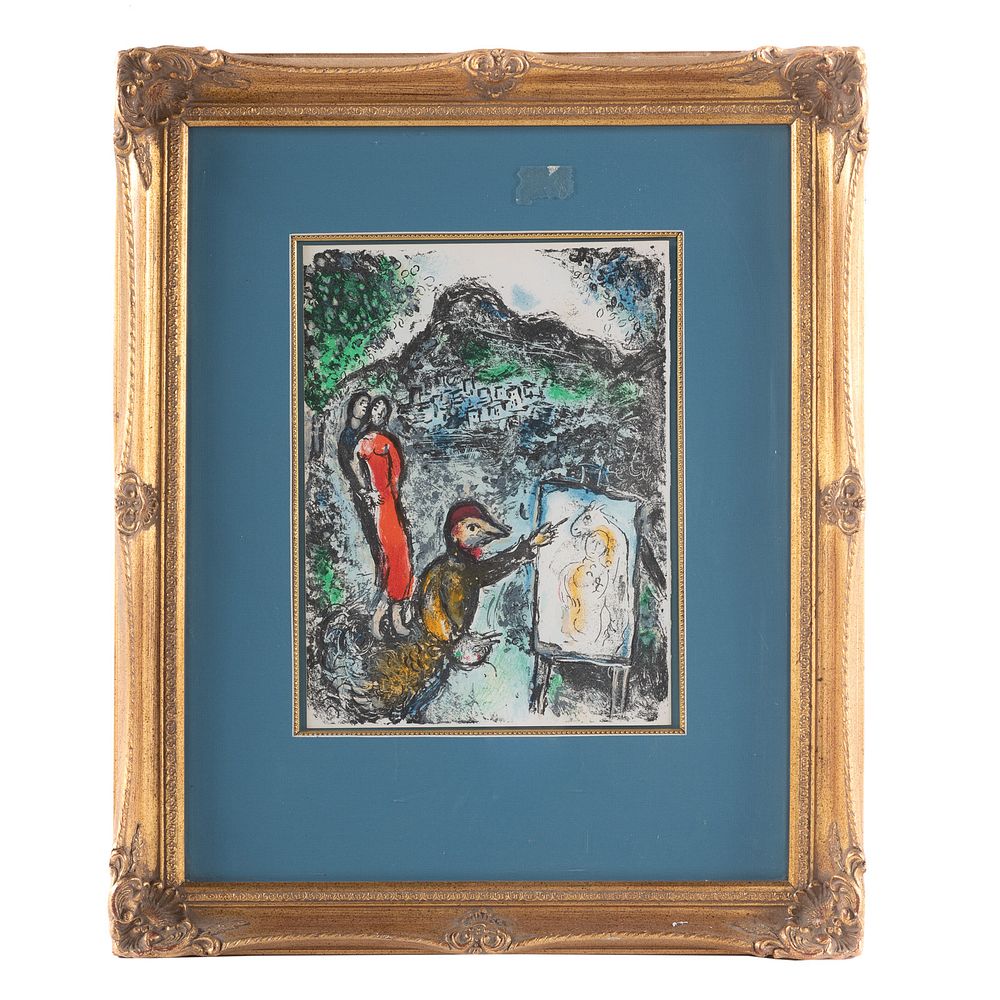 Appraisal: Marc Chagall Near St Jeannet Russian-French - Lithograph in colors