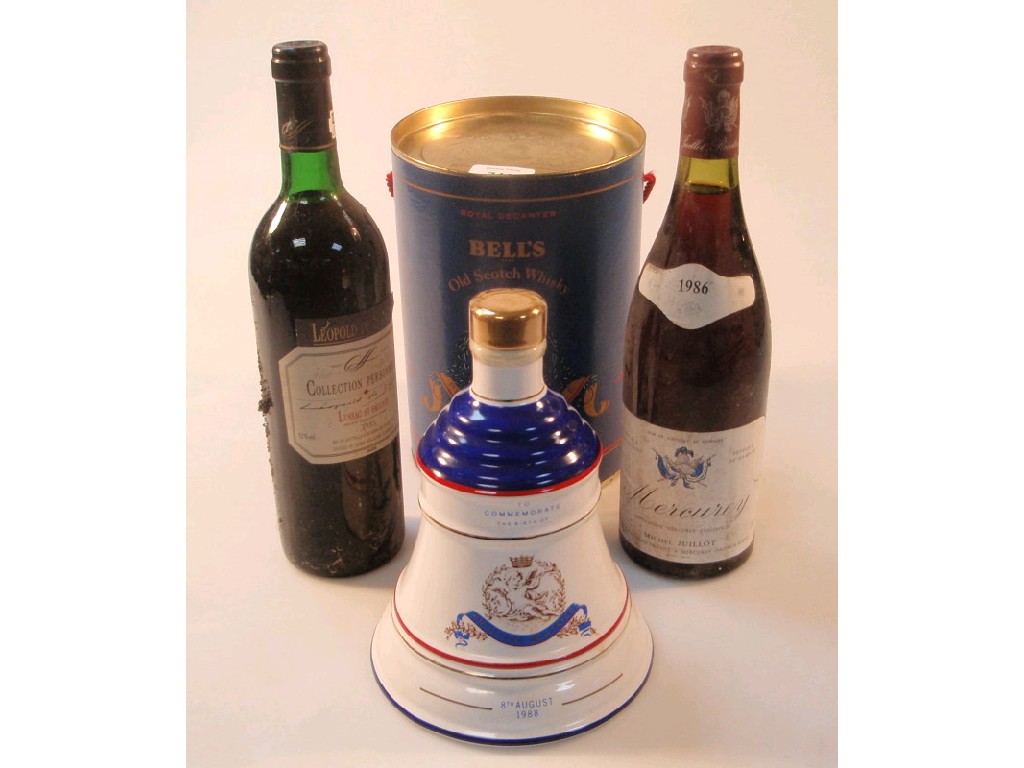 Appraisal: A Bells Whiskey Royal decanter for Princess Beatrice boxed and