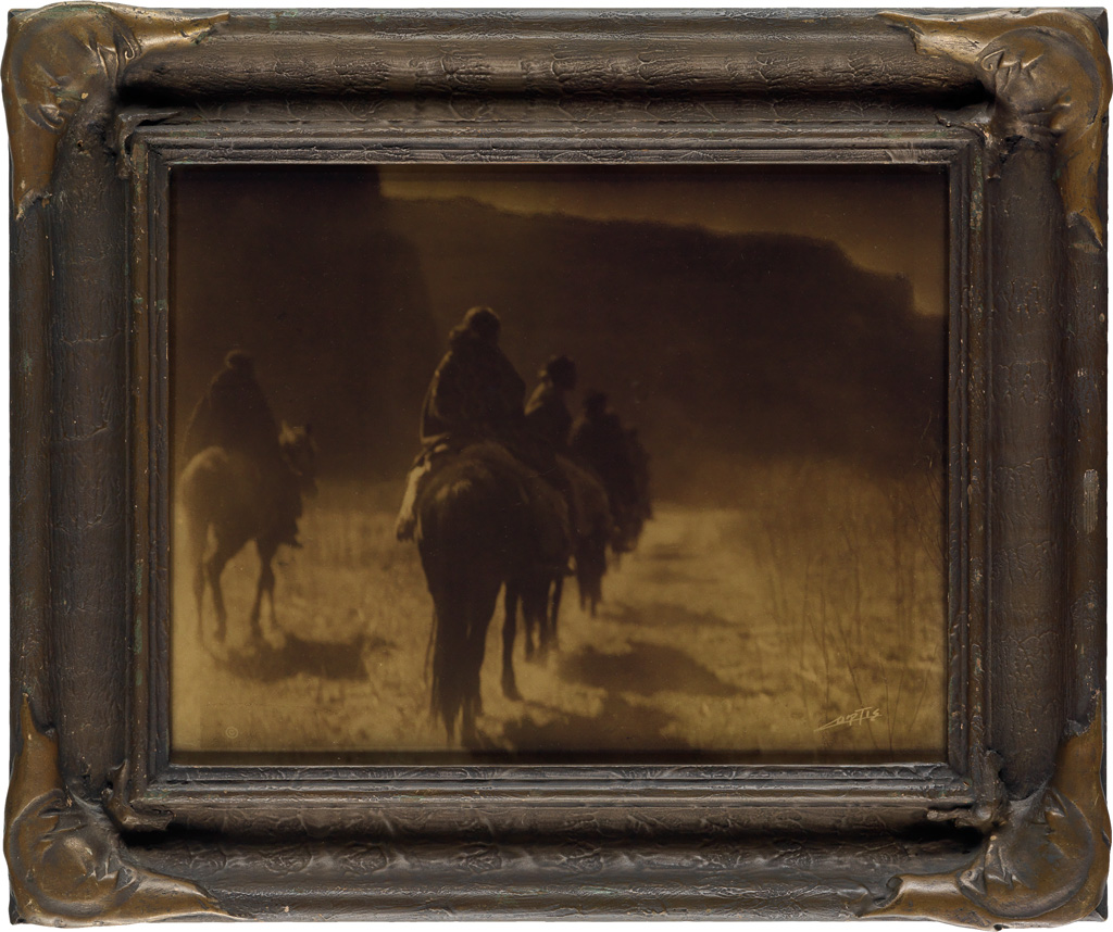 Appraisal: EDWARD S CURTIS - The Vanishing Race Orotone the plate