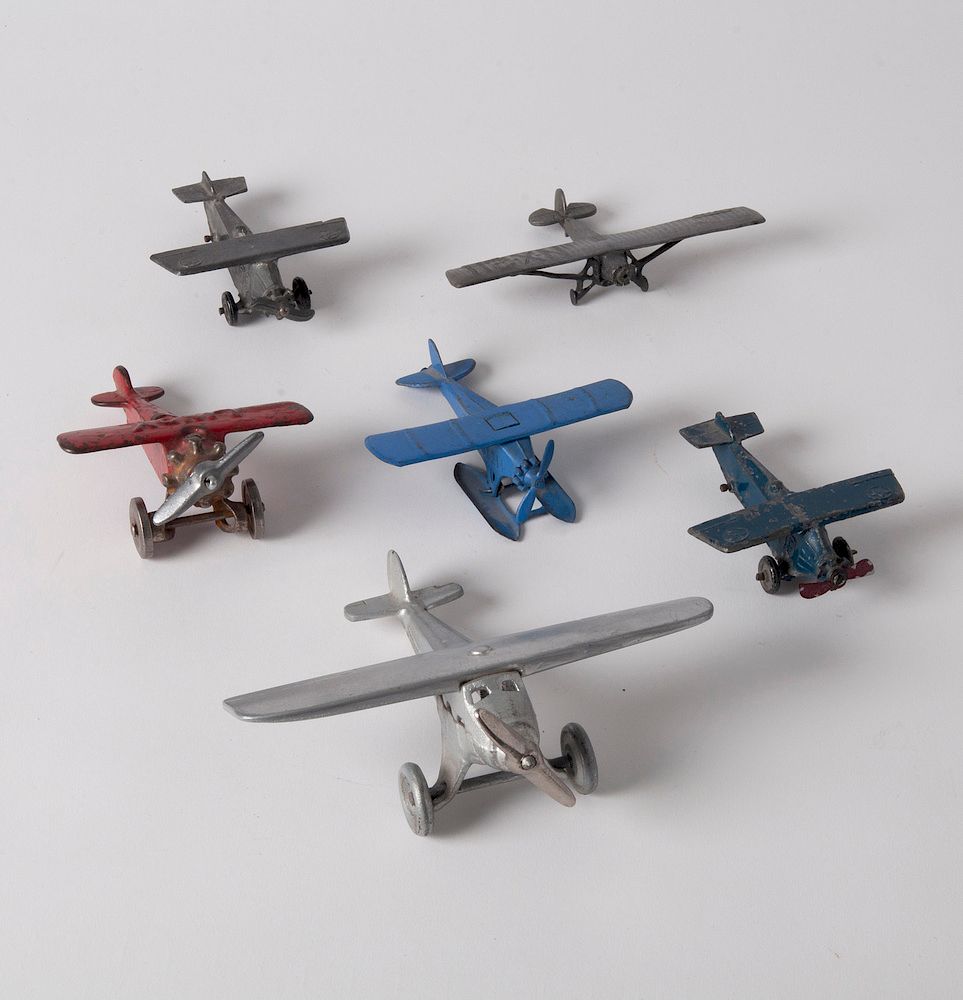 Appraisal: Different Spirit of St Louis Airplane Toys Comprising Iron silver