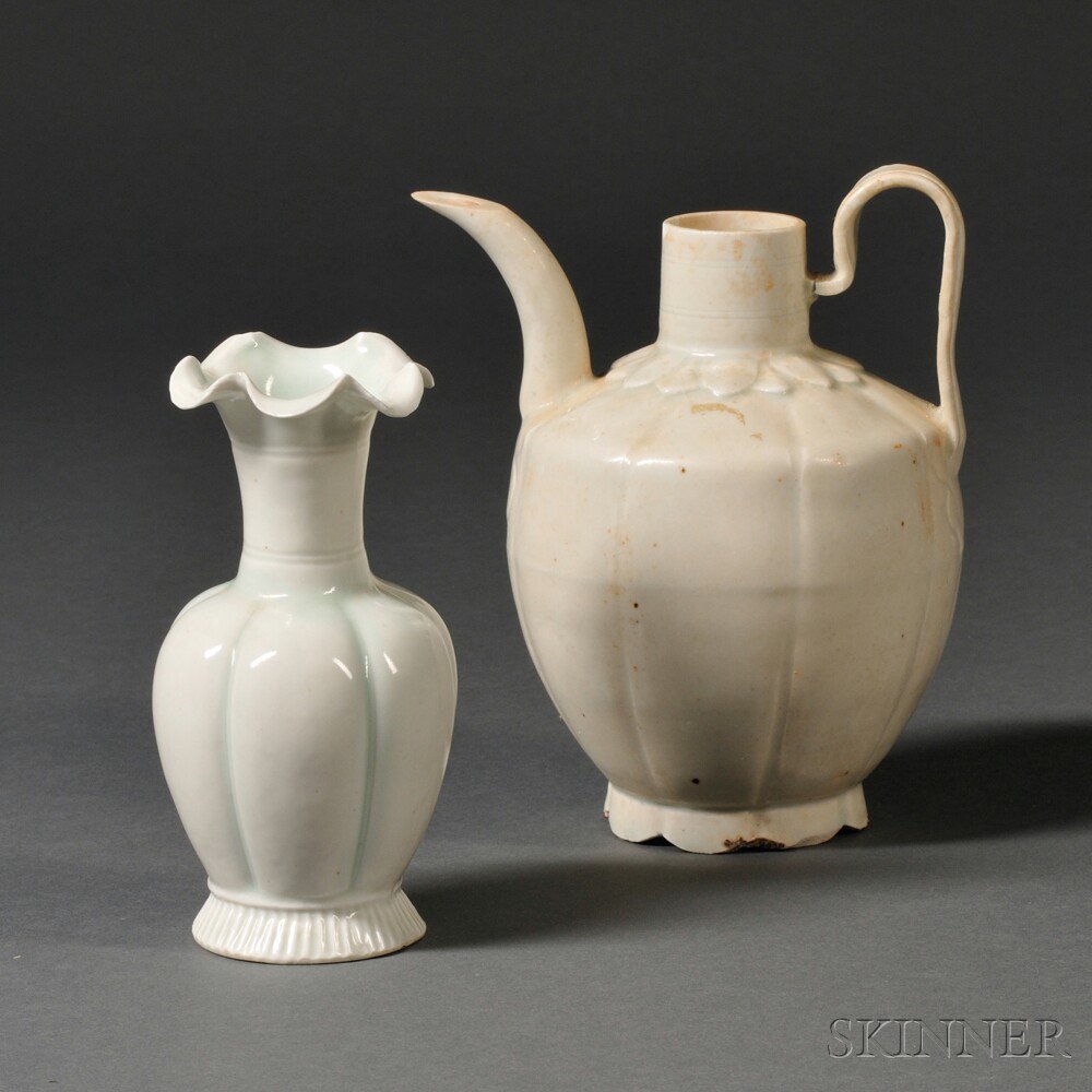 Appraisal: Two Qingbai Ware Items China possibly th century and of