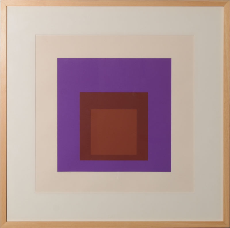 Appraisal: JOSEF ALBERS - PALATIAL AND PORTA NEGRA FROM SOFT EDGE-HARD