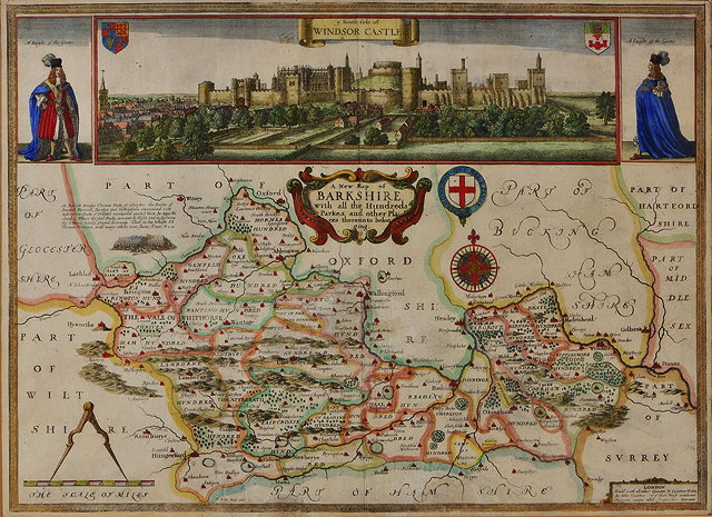 Appraisal: WENCESLAUS HOLLAR'A New Map of Barkshire with all the hundreds