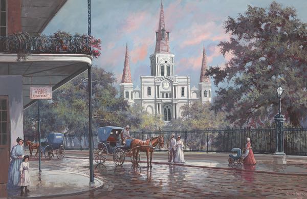 Appraisal: AL FEDERICO AMERICAN TH CENTURY x St Louis Cathedral -