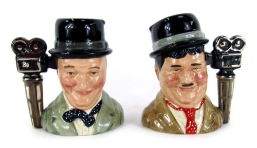 Appraisal: Two Royal Doulton Laurel and Hardy character jugs comprising Oliver