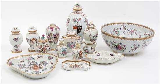 Appraisal: Sale Lot A Collection of Samson Porcelain Articles comprising a