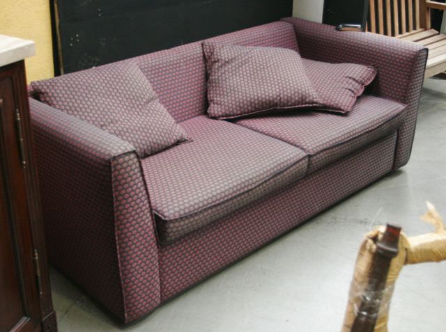 Appraisal: A three seater sofa bed