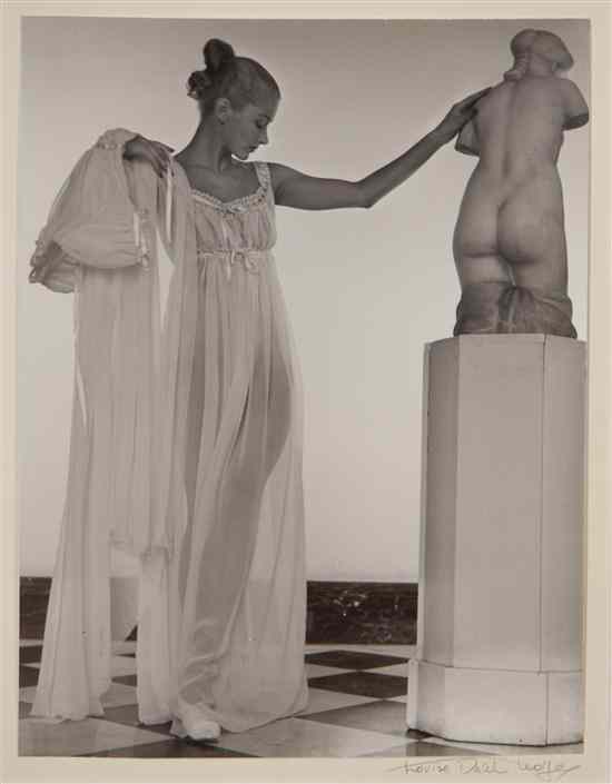 Appraisal: Louise Dahl-Wolfe American - Lisa Fonssagrives Posing gelatin silver print