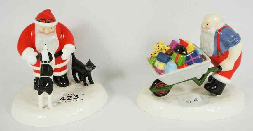 Appraisal: Coalport Characters Father Christmas Figures Almost There and My Best