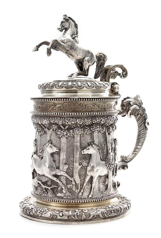 Appraisal: An Austro-Hungarian Silver Tankard J C Klinkosch Vienna Late th