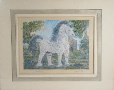 Appraisal: A Monotype by Darsie Japp framed signed in pencil image