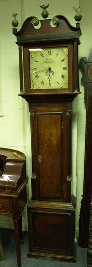 Appraisal: A thirty hour longcase clock Thos Hay Shrewsbury the broken