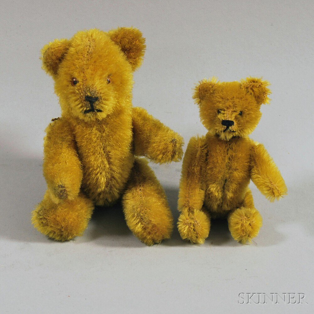 Appraisal: Two Small Mohair Bears Including a Schuco Compact Bear both