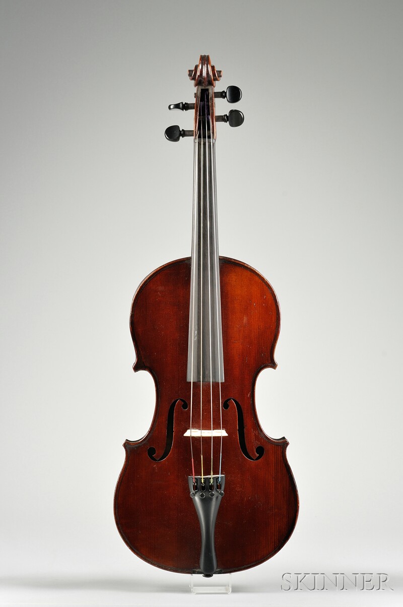 Appraisal: Mirecourt Viola c labeled MANSUY A PARIS length of back