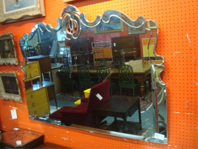 Appraisal: Midcentury Mirror From a Bronxville NY estate Dimensions x