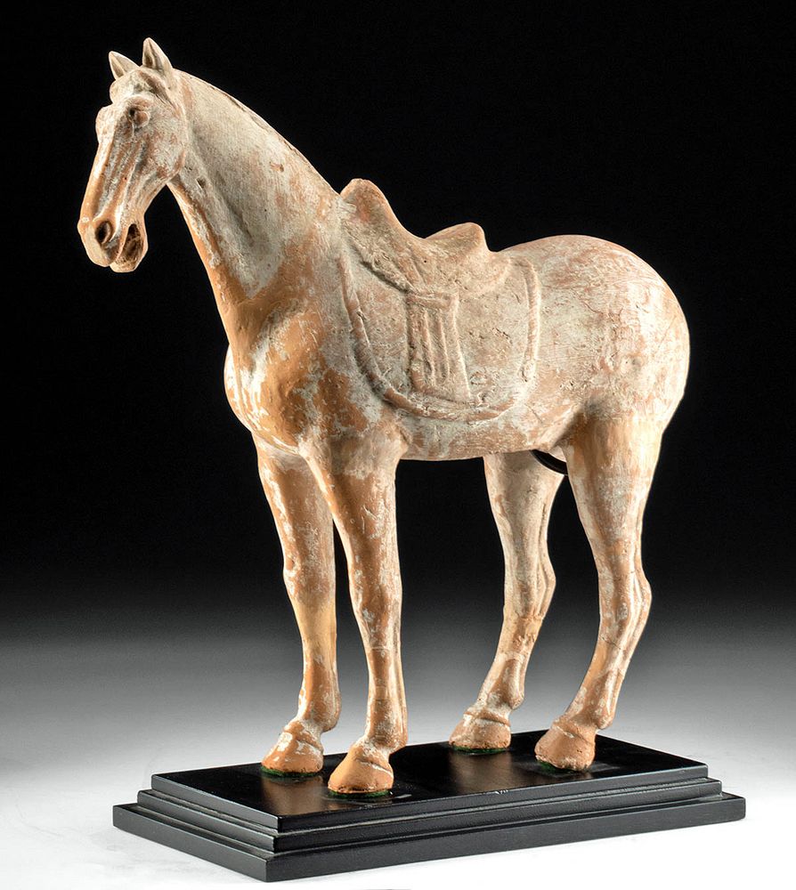 Appraisal: Chinese Han Dynasty Terracotta Horse TL Tested East Asia China