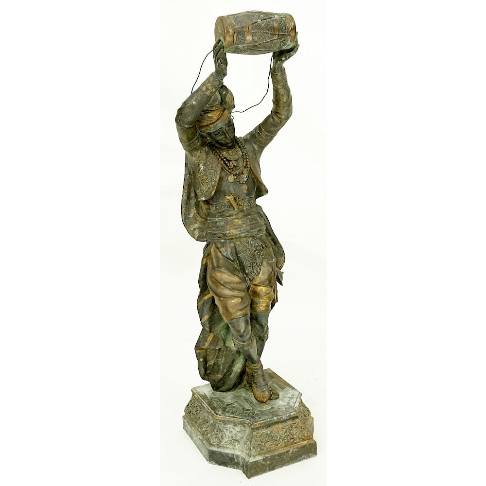 Appraisal: After Arthur Waagen act - Spelter After Arthur Waagen French