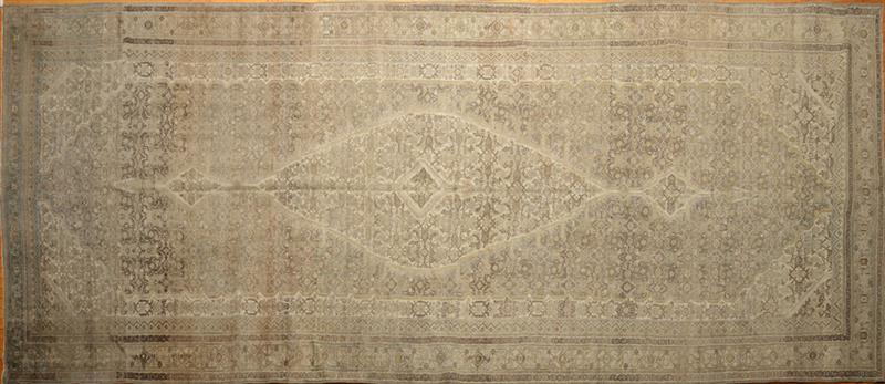 Appraisal: Tabriz Corridor Carpet ft in x ft in Estimate -