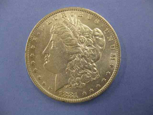 Appraisal: -O U S Morgan Silver Dollar uncirculated