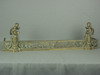 Appraisal: FIREPLACE FENDER - VICTORIAN CAST BRASS FIREPLACE FENDER ACANTHUS LEAF