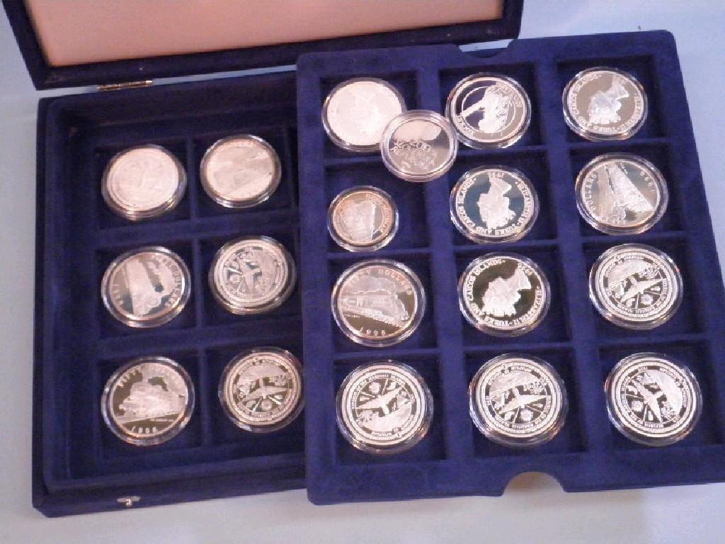 Appraisal: The Railway Heritage coin collection - coins in presentation case