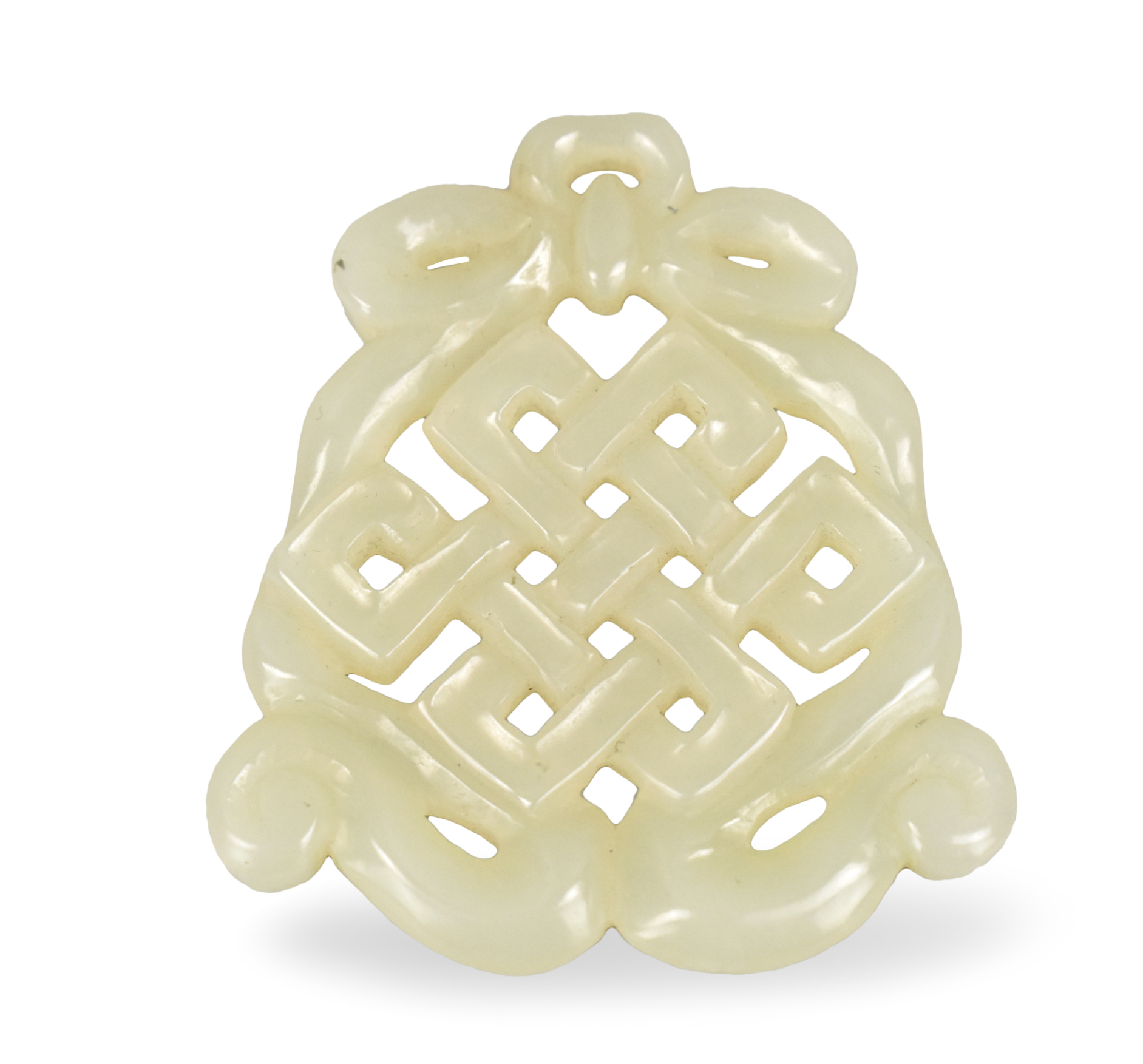 Appraisal: A Chinese jade pendant with carving of a traditional Chinese