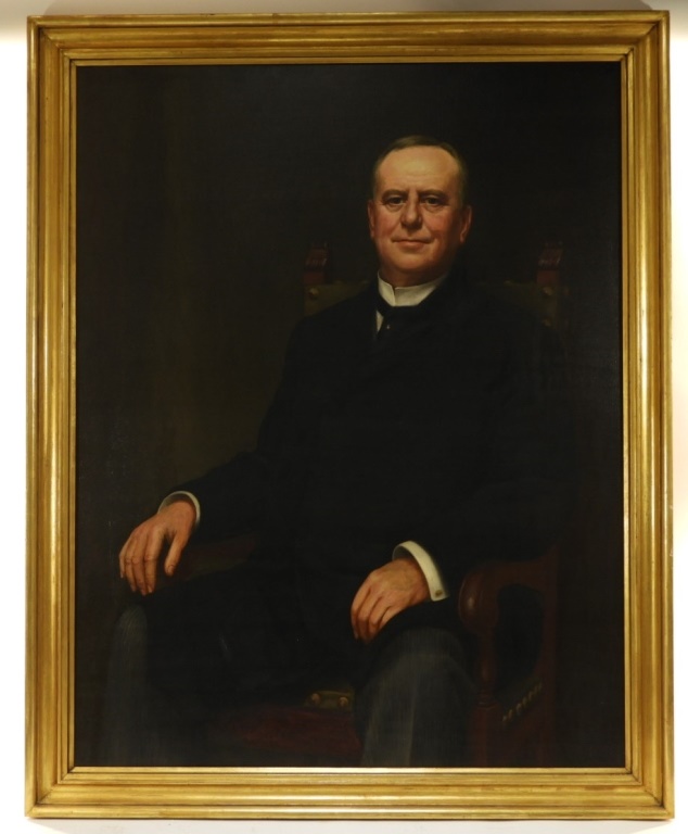 Appraisal: JEAN PAUL SELINGER O C PORTRAIT OF RAILWAY PIONEER Massachusetts